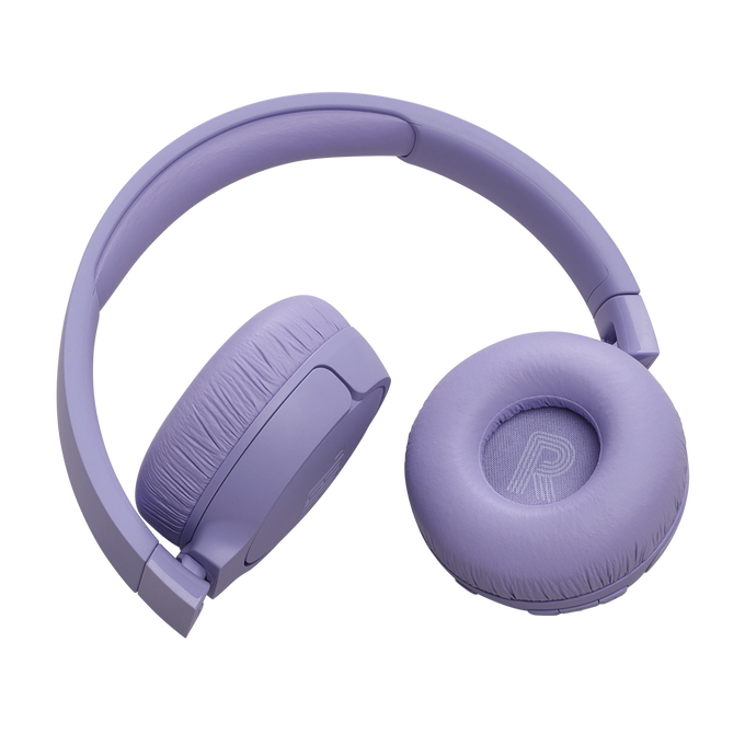 JBL Tune 670NC - Purple - Adaptive Noise Cancelling Wireless On-Ear Headphones - Top image number null